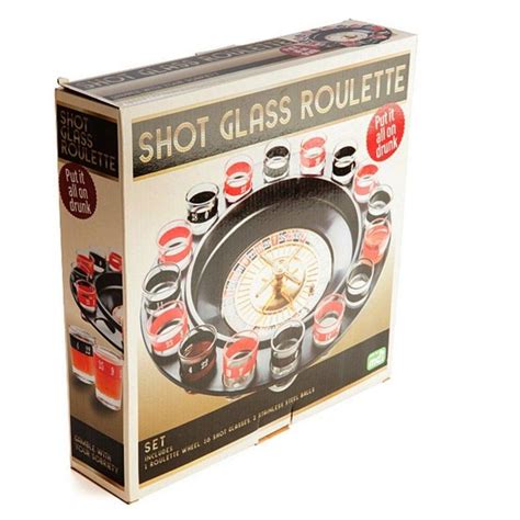 Shot Glass Roulette Board Game .